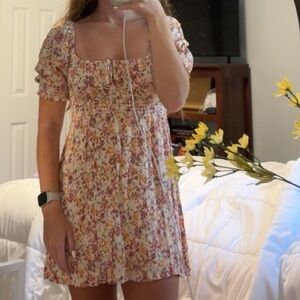 Dry Goods Floral Mini Dress - Multicolor